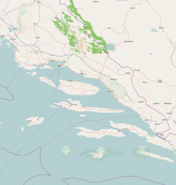 Makarska is located in Central Dalmatia